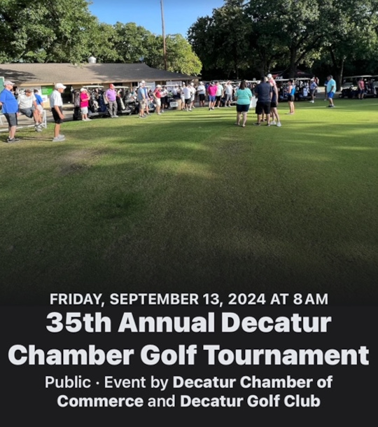 Decatur Golf Club | Events - (August 2024) Decatur Golf Club Events – (August 2024) DGC (October 18th, 2024) DJWC Decatur Junior Women's Club (Event / Flyer)